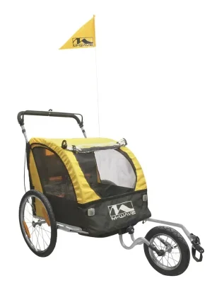 3 in 1 Kinder-, Gepäck- und Jogging Fahrradanhänger/-wagen 20" | Preisvorteil