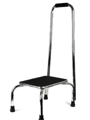 Tritt-Stufe mit Haltegriff, Chrom - Sale