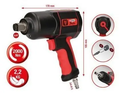 KS Tools The Devil 3/4" 515.3400 Druckluft-Schlagschrauber | Endet bald