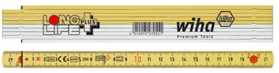 Neu gelistet - Wiha Longlife® Plus 2 m (27059) Zollstock