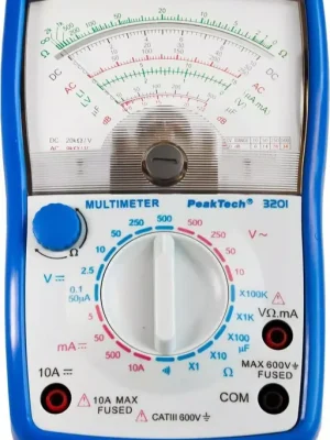 Hochwertig | PeakTech P 3201 analog 600V Hand-Multimeter