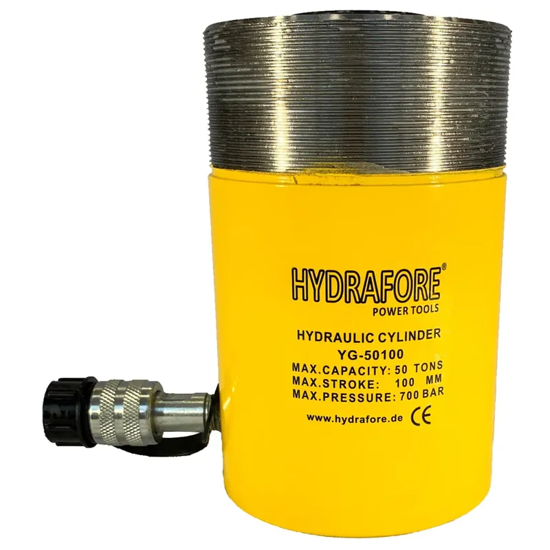 Herstellerpreis - Einzelwirkender Hydraulikzylinder mit Kragengewinde (50Ton/100mm) (YG-50100CT)