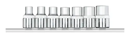 Fast ausverkauft - Steckschlüssel-Satz 1/2" 7-teilig TX+Leiste (GEDORE R61208007) (3300028)