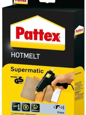 Direkt bestellen | Pattex Hotmelt Supermatic Pistol Test Heißklebepistole