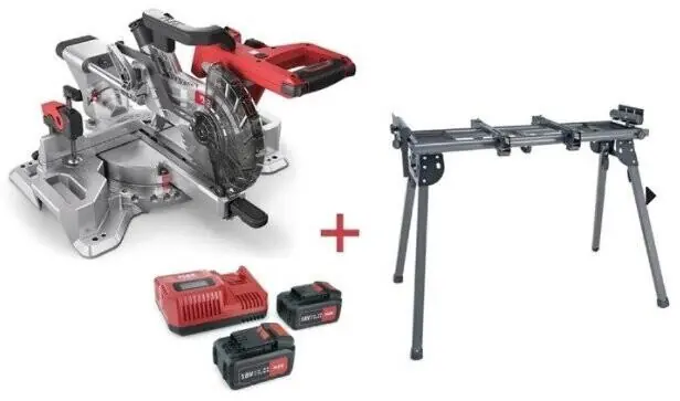 Nur für kurze Zeit | Flex-Tools SMS 190 18.0-EC (2x 5 Ah + Ladegerät) Gehrungssäge